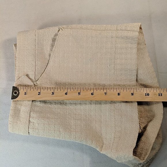 Leon Max Cream Beige Shorts Summer Textured Women's 2 Limited Edition - Picture 13 of 14